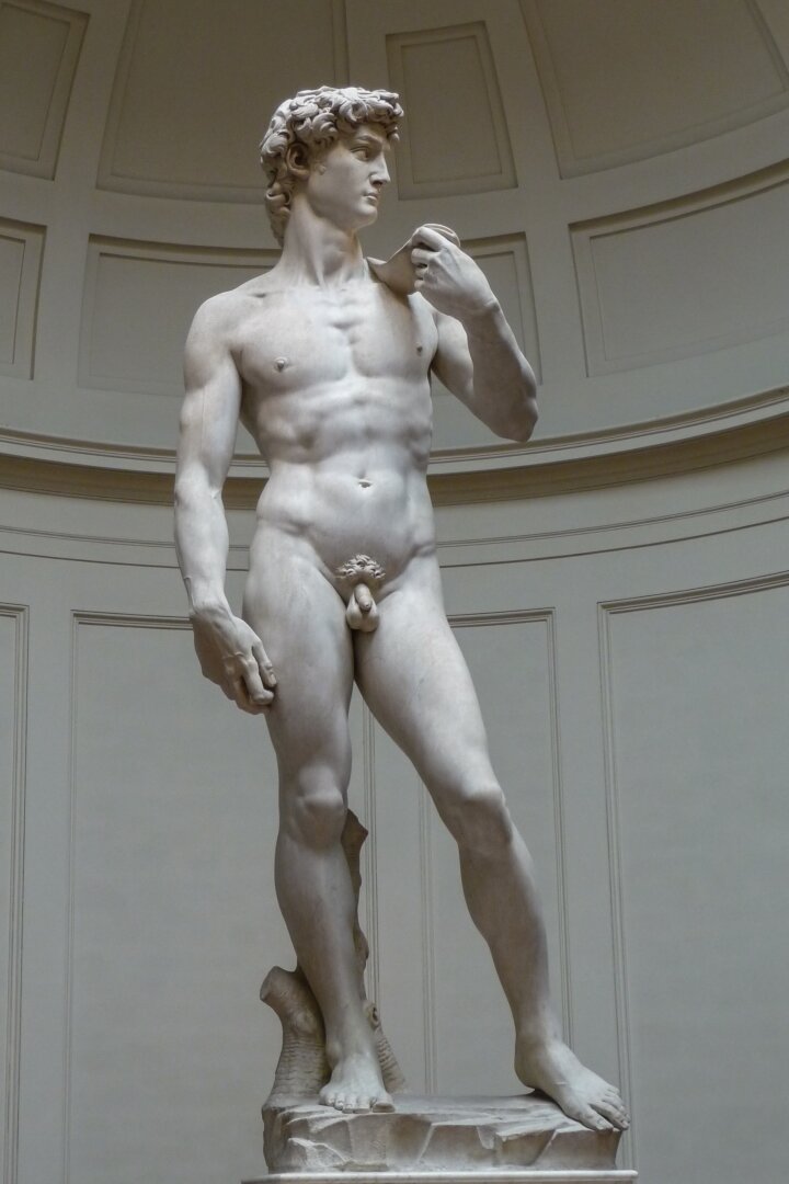 Michelangelo Dávid-szobra, Galleria dell’Accademia, Firenze - forrás: wikipedia