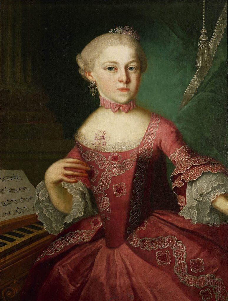 Nannerl Mozart Lorenzoni portréján