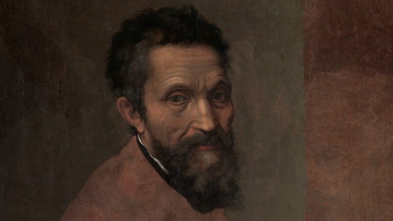 Daniele da Volterra (Daniele Ricciarelli). Portrait of Michelangelo Buonarroti, 1544 - forrás: wikipedia