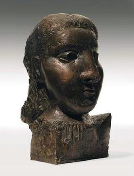 Pablo Picasso: Egy nő feje (Dora Maar) – forrás: wikiwand