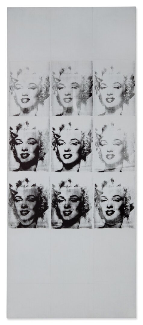 Andy Warhol: Kilenc Marilyn – forrás: Sotheby’s