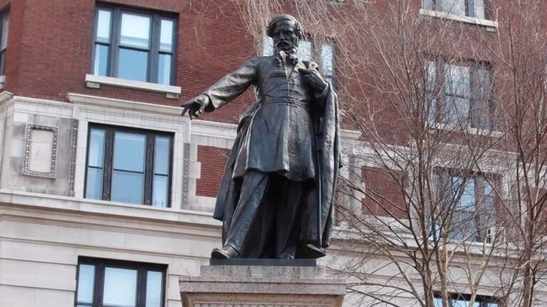 Kossuth-szobor New Yorkban - fotó: Katie Garbutt/köztérkép.hu