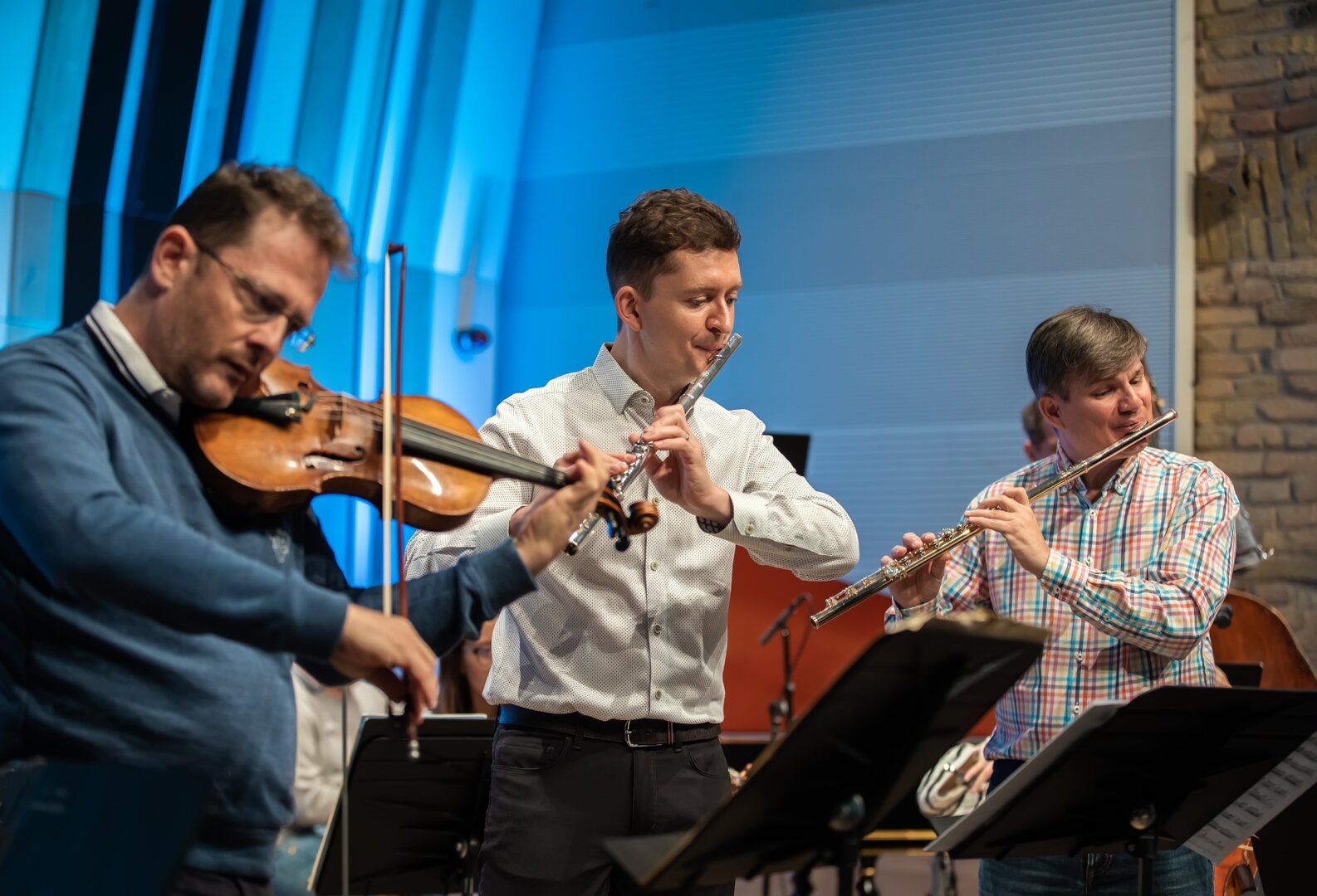 Tfirst Péter, Denis Bouriakov és Szilágyi Szabolcs - fotó: Felvégi Andrea 