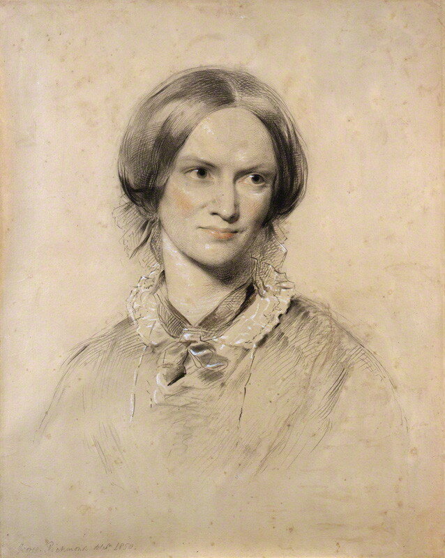 George Richmond: Charlotte Bronte portréja, 1850 - forrás: közkincs
