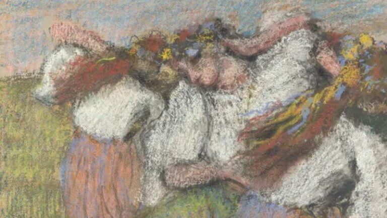 Edgar Degas: Ukrán táncosok (részlet)