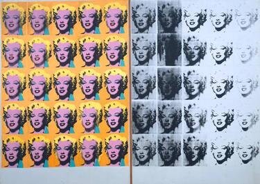 Andy Warhol: Marilyn-diptichon (1962) – forrás: Wikipedia