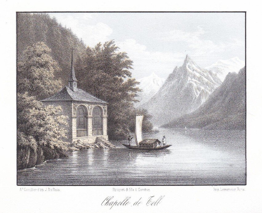 A Tell-kápolna 1840 körül