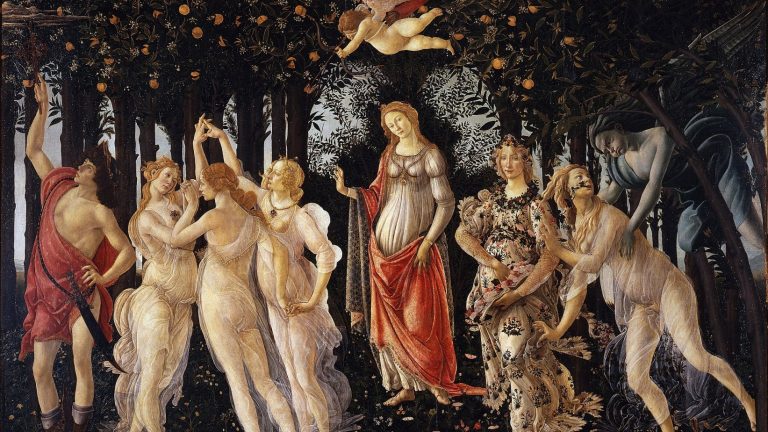 Sandro Botticelli: Tavasz - forrás: wikipedia