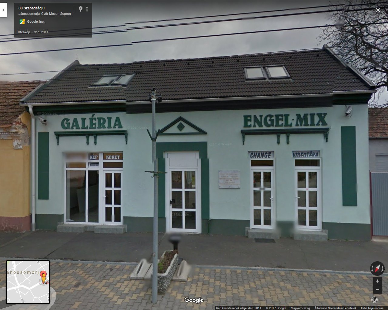 Klafszky Katalin szülőháza ma - forrás: Googlemaps