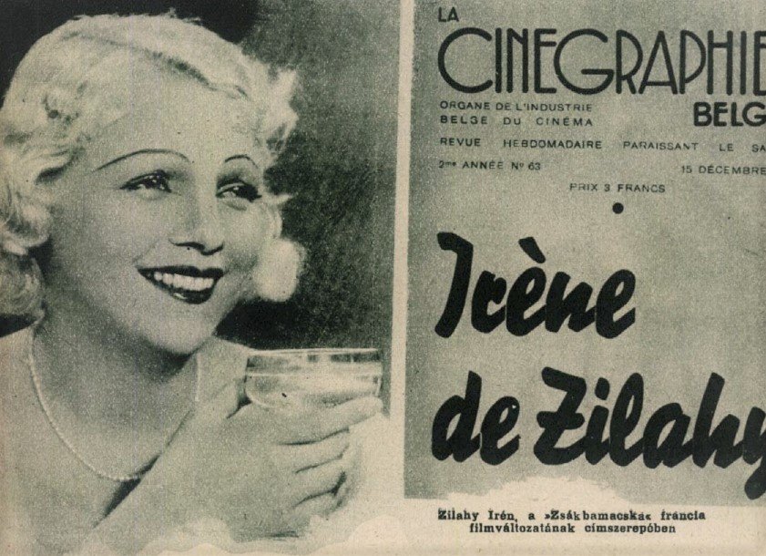 Zilahy Irén - forrás: Színházi Élet, 1935/ 8. 36. Arcanum