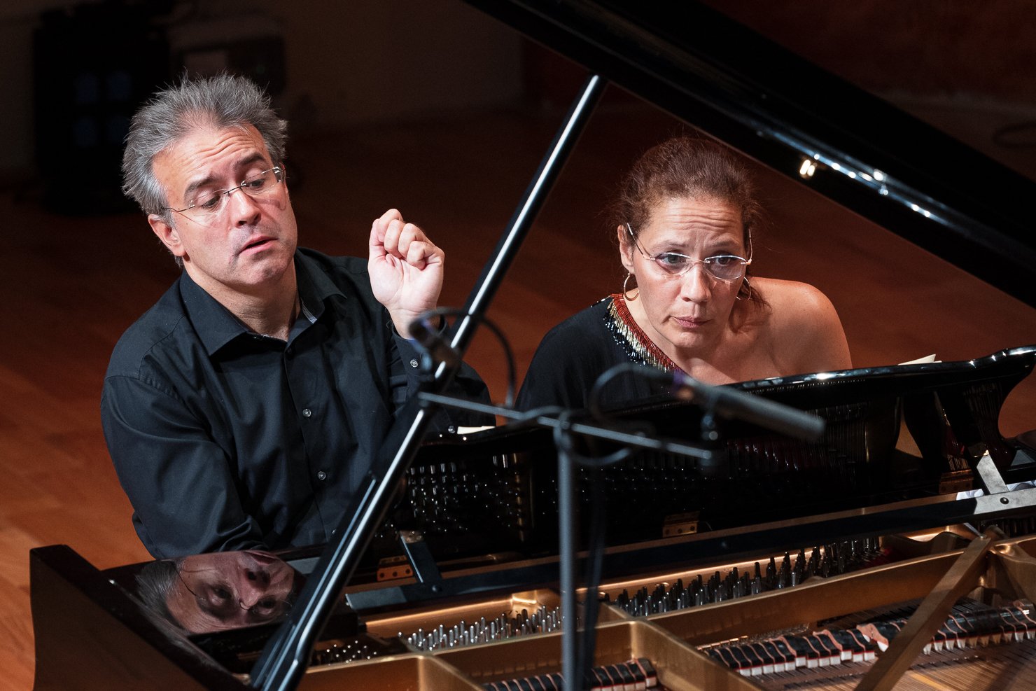Alexei Volodin (zongora), Edith Peña (zongora) - Fotó: Mohai Balázs