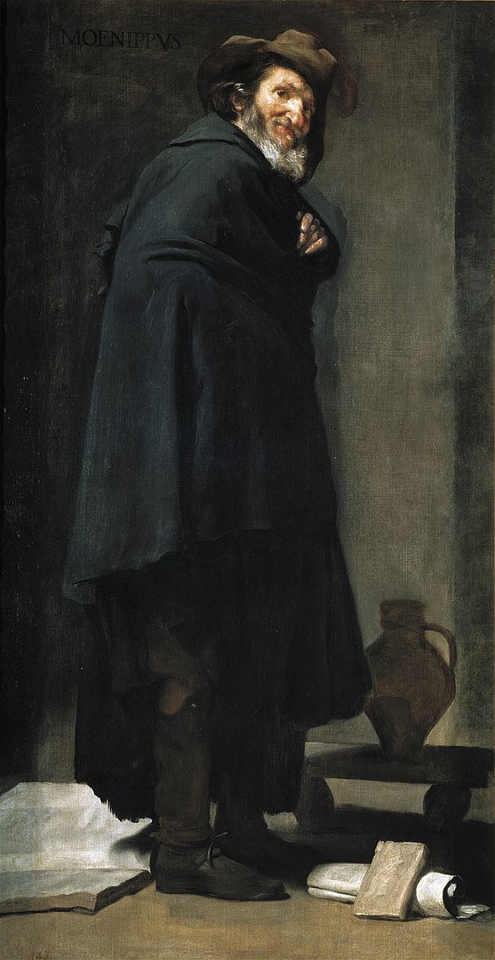 Diego Velázquez: Menipposz,1638 körül, Madrid, Museo Nacional del Prado - forrás: Wikipédia
