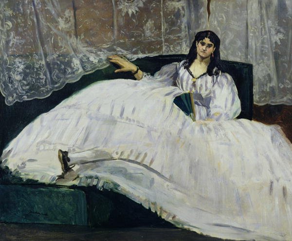 Édouard Manet: Jeanne Duval, 1862 (Budapesti Szépművészeti Múzeum) - forrás: wikipedia