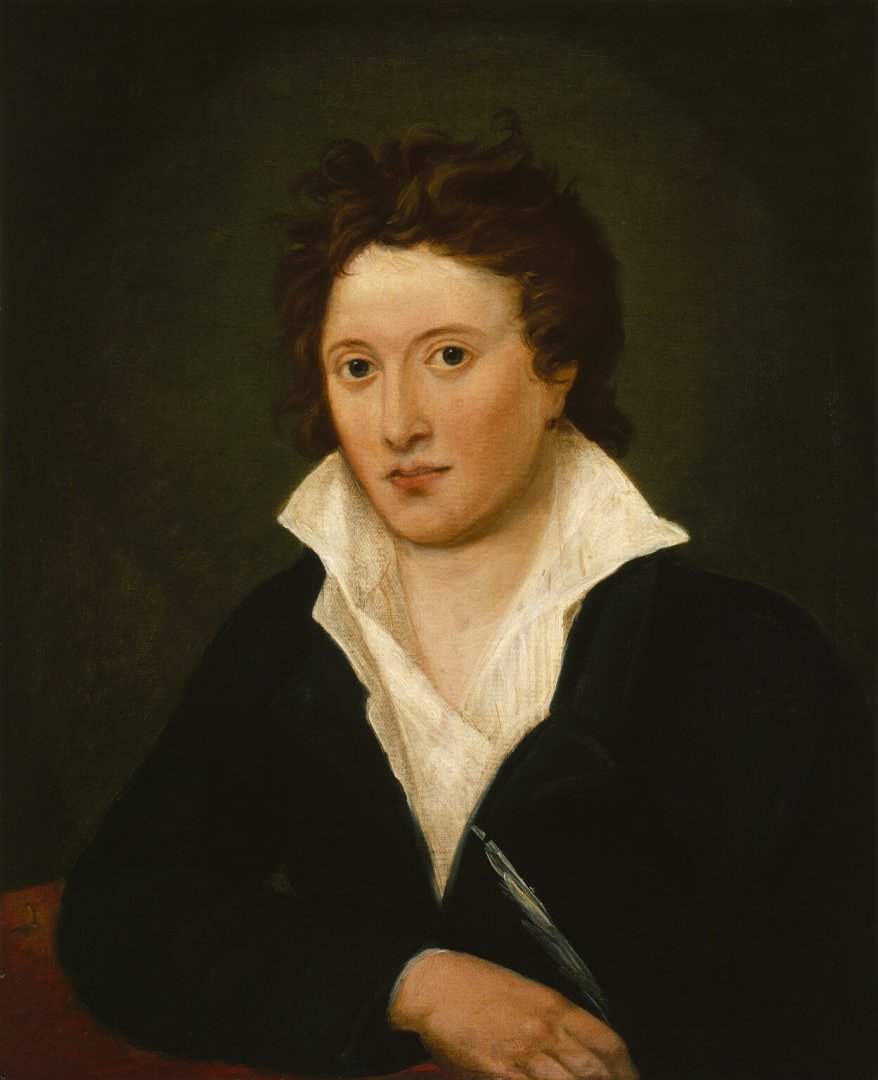 Alfred Clint: Percy Bysshe Shelley (1829) - forrás: wikipedia
