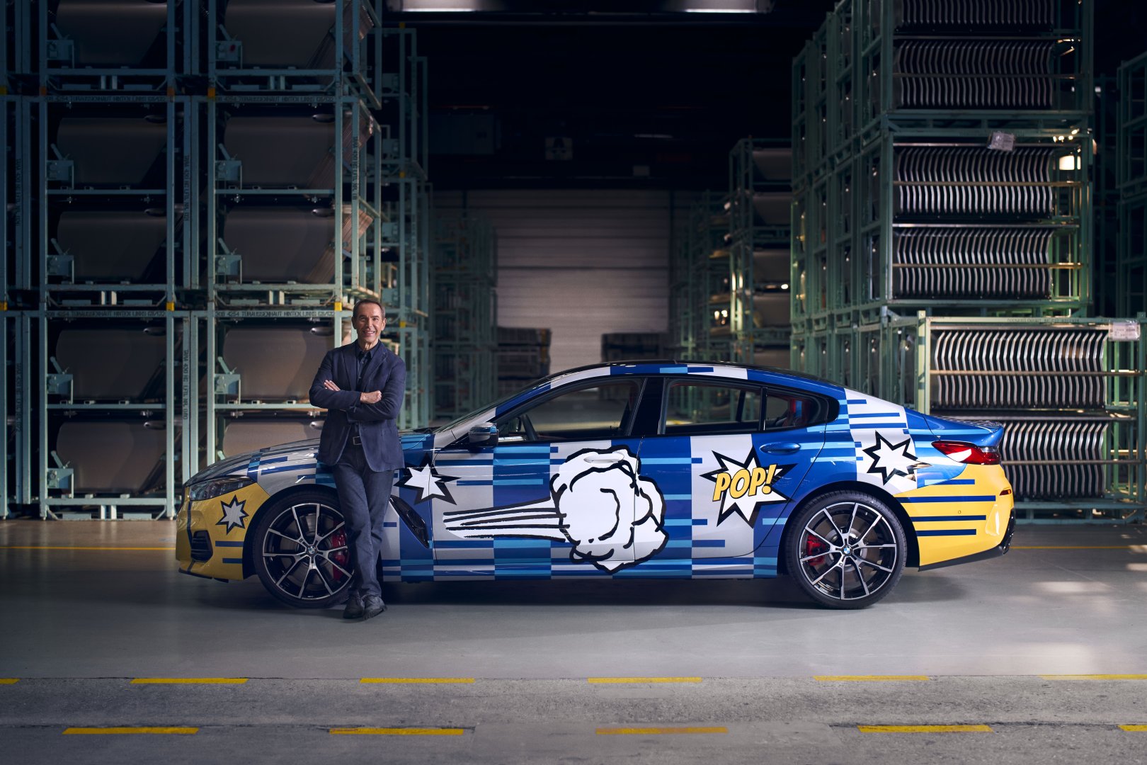 A Jeff Koons ihlette BMW - forrás: Art Market Budapest