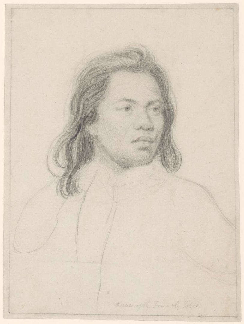 Reynolds ceruzavázlata Omai portréjához – forrás: Wikipedia