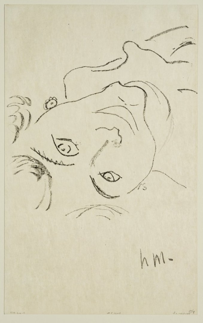 Henri Matisse: Fej fordított nézetből, 1906 - forrás: Szépművészeti Múzeum