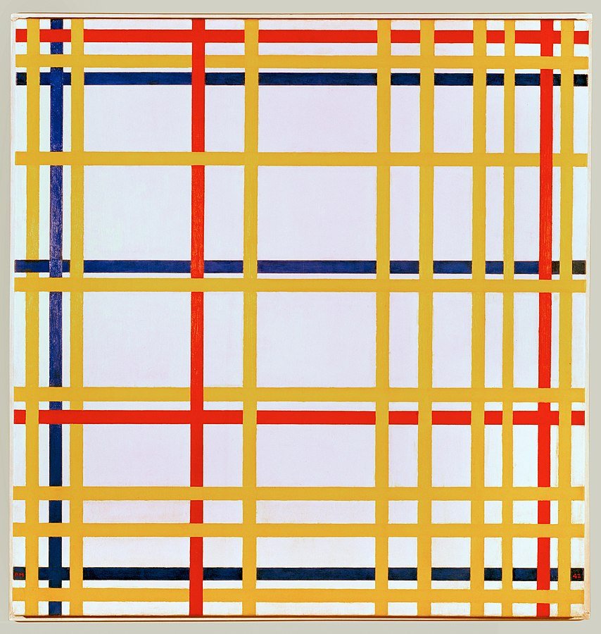 Piet Mondrian: New York City I.