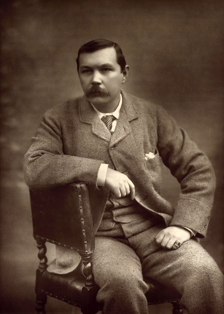Arthur Conan Doyle portréja 1893-ban - forrás: wikipedia