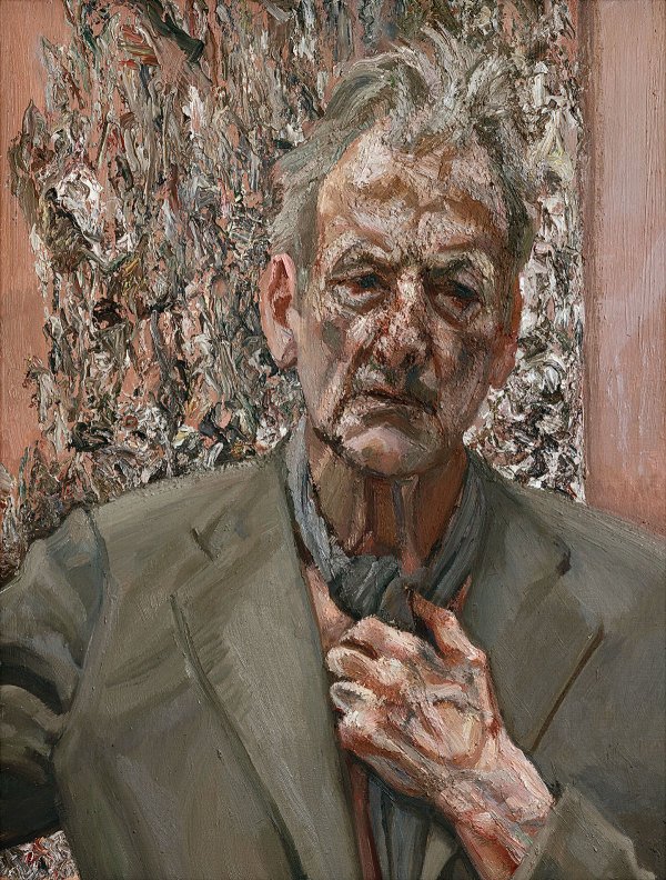 Lucian Freud: Önarckép, tükörkép (2002) - forrás: Royal Academy of Art