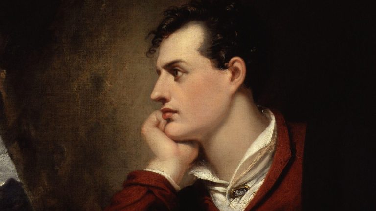 Richard Westall: Byron portréja - forrás: wikipedia