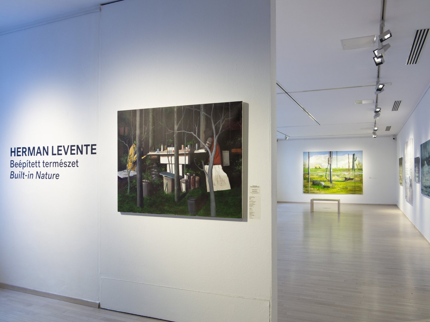 Herman Levente Beépített természet című kiállítása a Várfok Galériában – forrás: Várfok Galéria