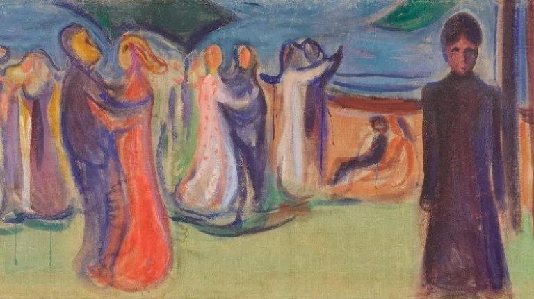 Edvard Munch: Tánc a parton (részlet) – forrás: Sotheby’s