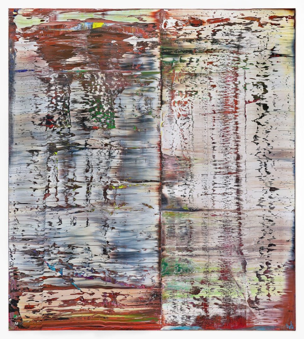 Gerhard Richter: Absztrakt kép (a tavaly Hongkongban elkelt festmény) – forrás: Sotheby’s