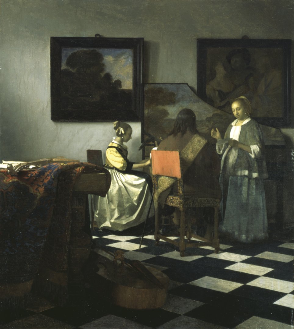 Vermeer: Koncert - forrás: wikipedia