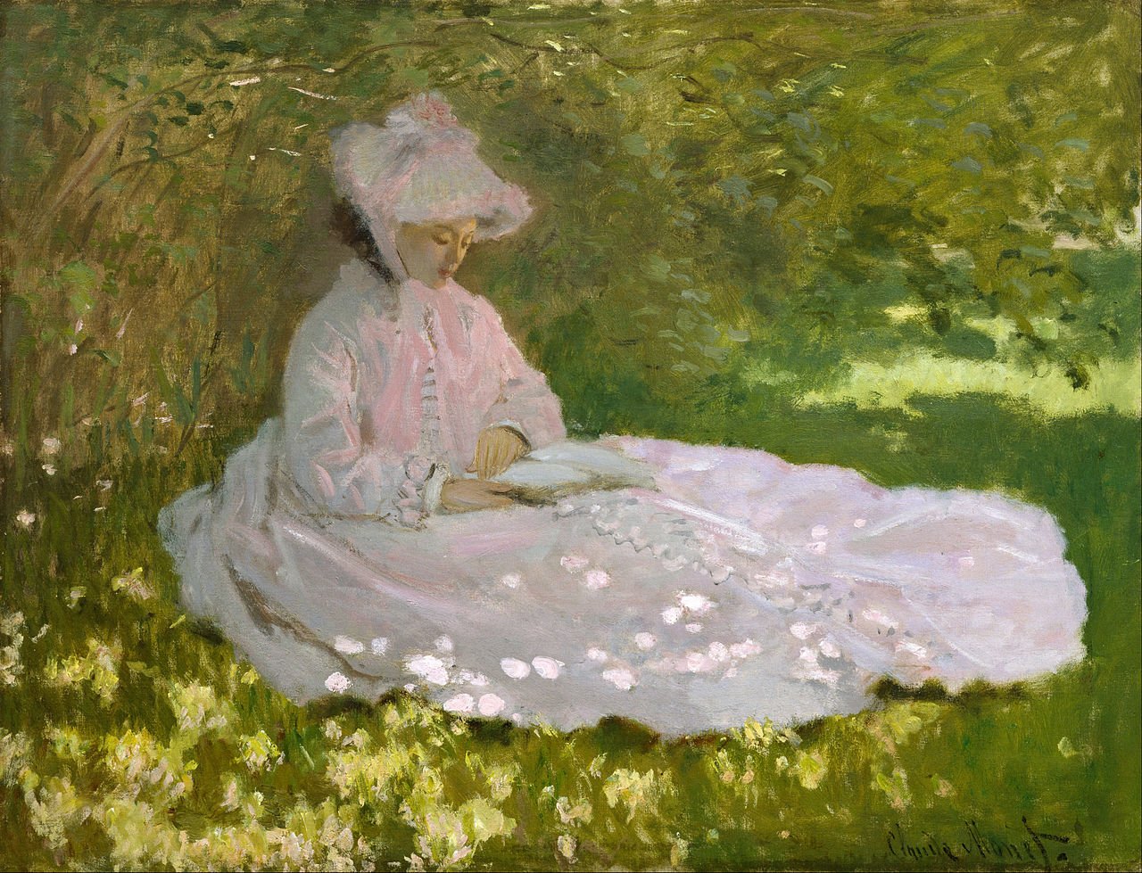 Claude Monet: Tavasz (1872) - forrás: wikipedia