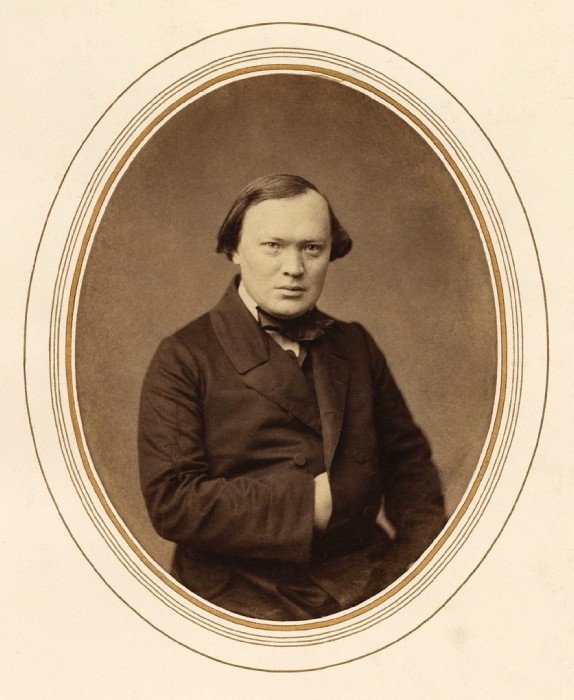 Sergei Levitsky: Alekszandr Nyikolajevics Osztrovszkij portréja (1856) - forrás: wikipedia