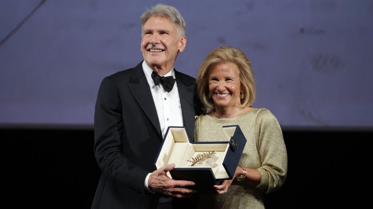 Tiszteletbeli Arany Pálma-díjat kapott Harrison Ford az Indiana Jonesért - forrás: A Cannes-i Filmfesztivál FB-oldala