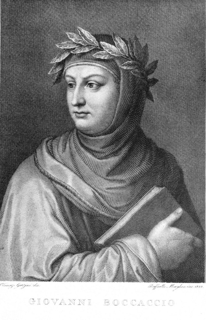 Raffaello Morghen: Giovanni Boccaccio portréja