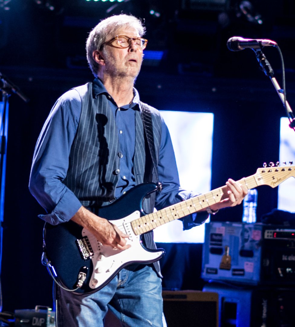 Clapton koncertje a Royal Albert Hallban 2017-ben - forrás: wikipedia