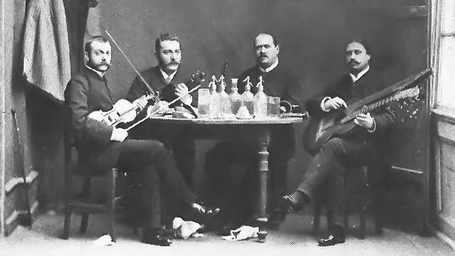 A Schammer Quartett 1890-ben - forrás: Wikipedia
