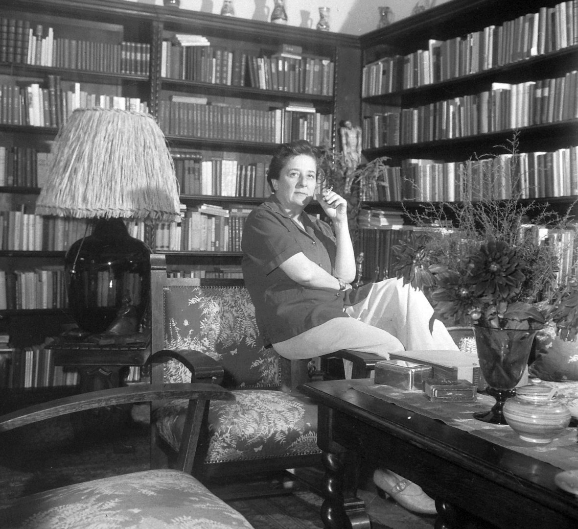 Orsó utca 41., Gobbi Hilda színművésznő az otthonában 1961-ben. - forrás: Fortepan / Kotnyek Antal