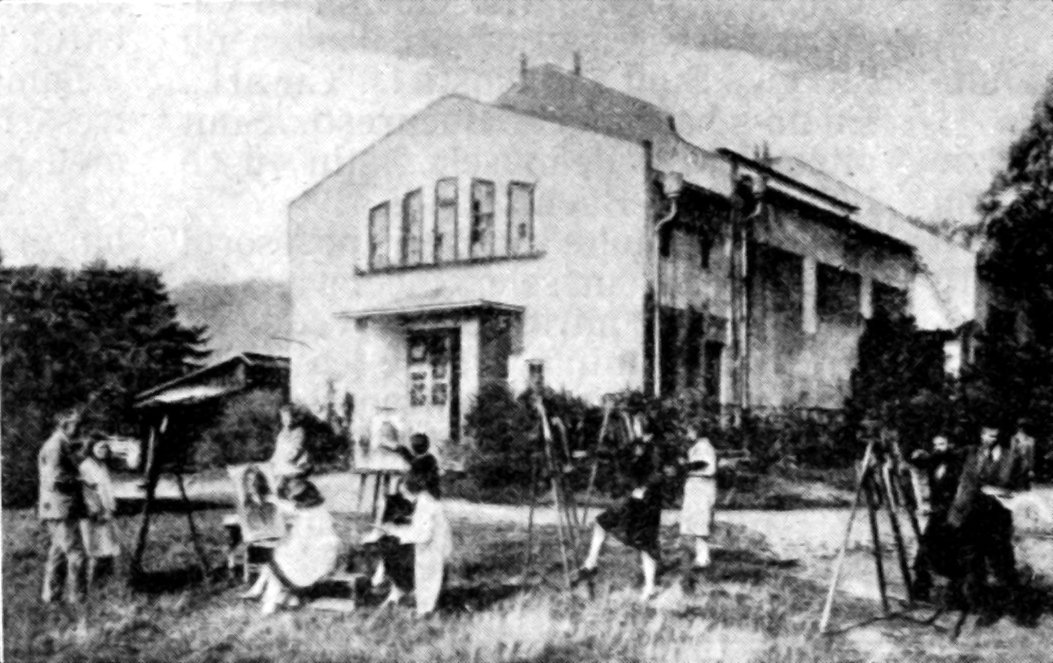 Nagybányai festőiskola 1930 körül - forrás: wikipedia