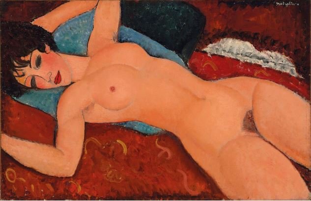 Amedeo Modigliani: Fekvő akt – forrás: Christie’s
