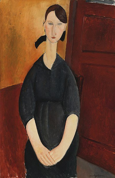 Amedeo Modigliani: Paulette Jourdain portréja – forrás: Sotheby’s
