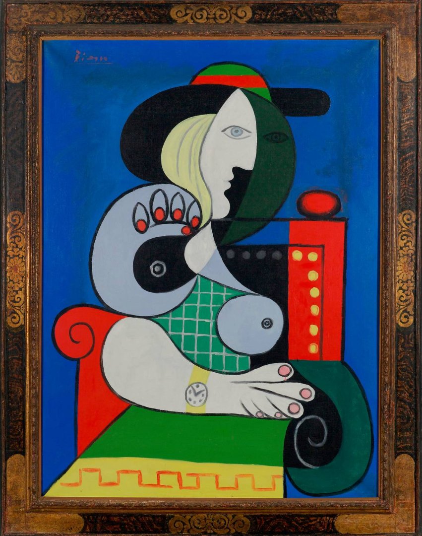 Pablo Picasso: Nő karórával – forrás: Emily Fisher Landau Collection