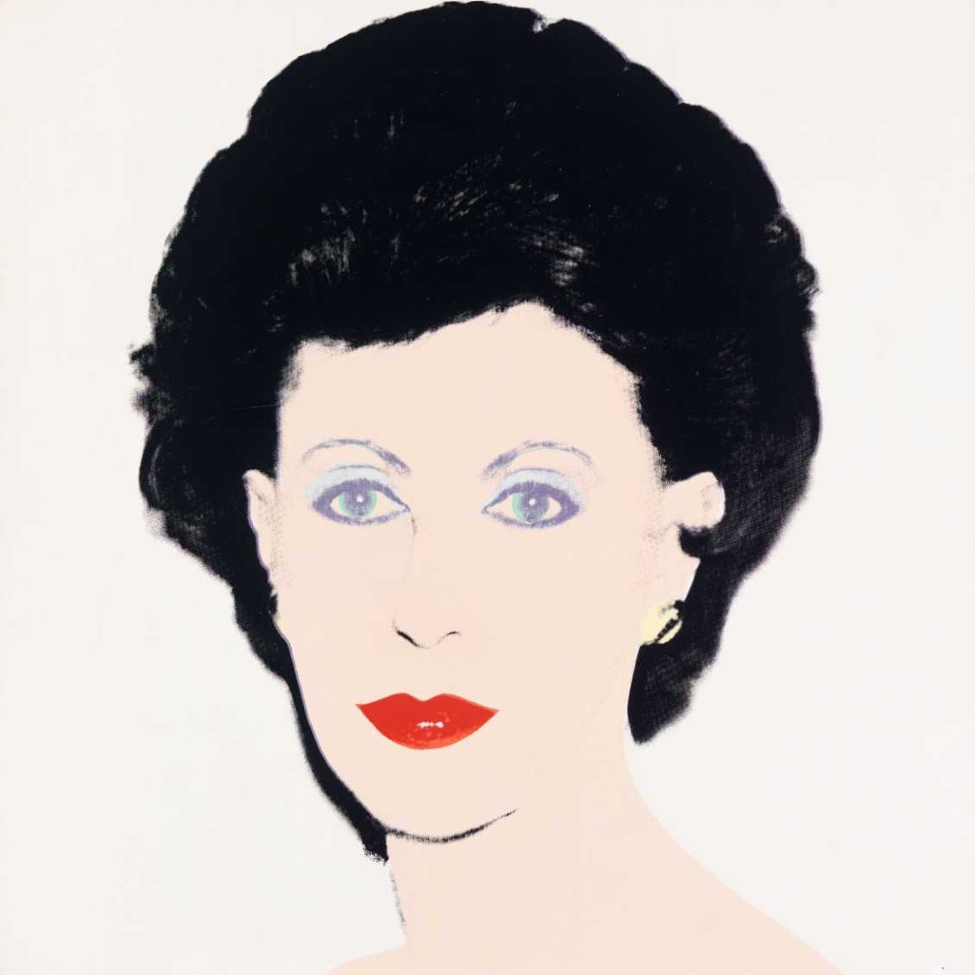 Andy Warhol: Emily Fisher Landau portréja – forrás: Emily Fisher Landau Collection