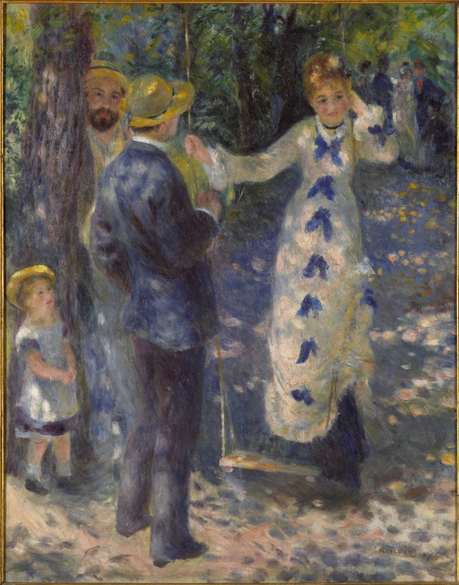 Auguste Renoir: A hinta - forrás: Musée d’Orsay