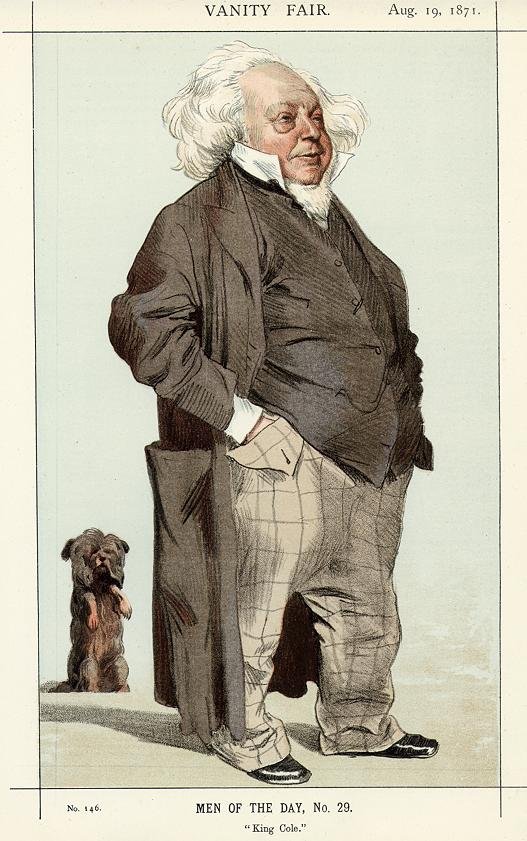 Henry Cole-ról - és Jimről!- készült karikatúra a Vanity Fair 1871. aug. 19-i számában - forrás: wikipedia