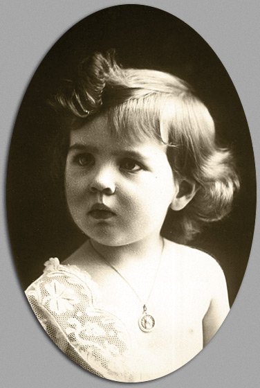A mindössze másfél éves gyermek Gilot - fotó: Françoise Gilot Archives
