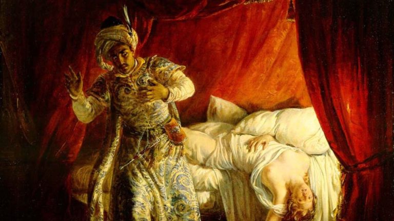 Alexandre-Marie Colin: Otello és Desdemona (részlet)