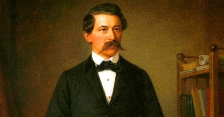 Barabás Miklós: Arany János portréja, 1848 (részlet) – fotó: Wikipedia