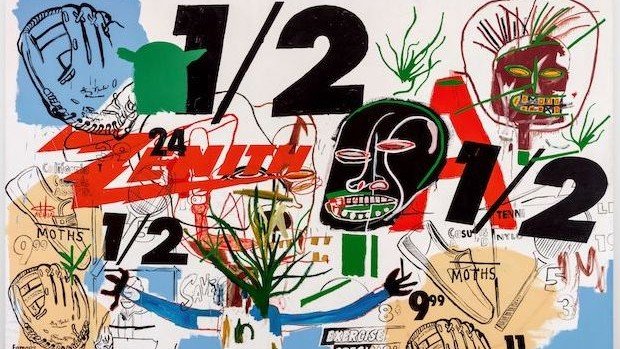 Jean-Michel Basquiat – Andy Warhol: Cím nélkül – forrás: Sotheby’s