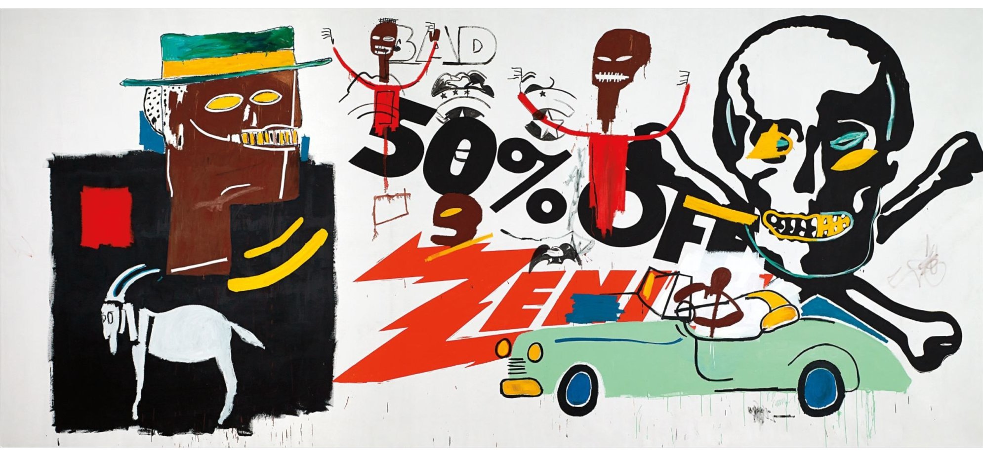 Jean-Michel Basquiat – Andy Warhol: Zenit – forrás: Phillips