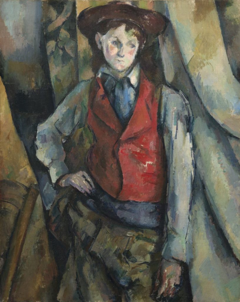 Paul Cézanne: Vörös mellényes fiú - forrás: Pannonia Entertainment