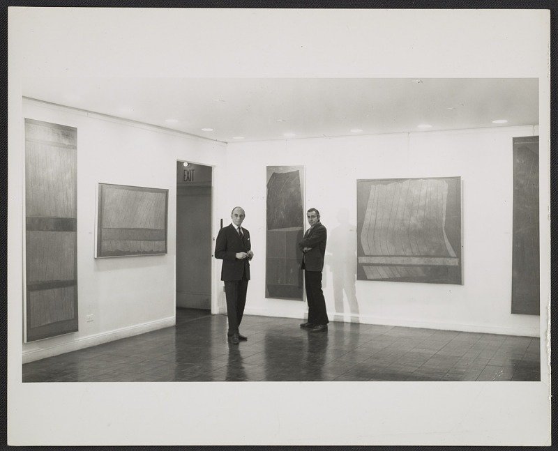 Interior in the Tibor de Nagy Gallery —Tibor de Nagy Gallery Records, 1941-2016. Archives of American Art, Smithsonian Institution. Source: Smithsonian Institution